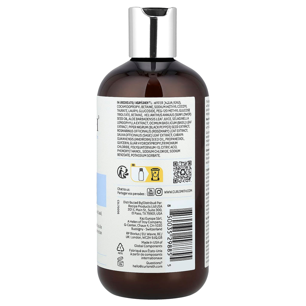 Curlsmith, Fragrance-Free Shampoo, All Curl Types, 12 fl oz (355 ml)