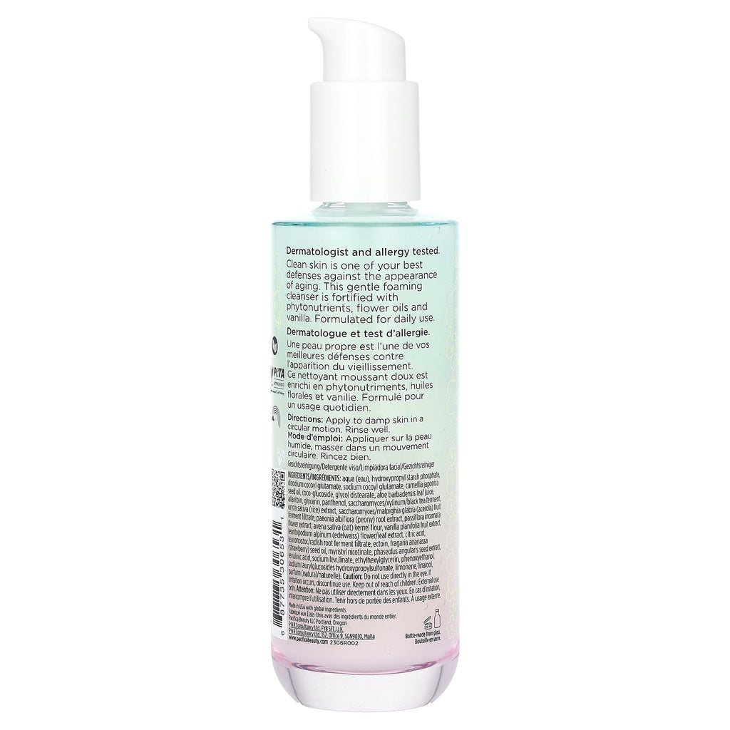 Pacifica, Future Youth, Foaming Cleansing Gel, Oat & Flower Milk, 4.7 fl oz (140 ml)