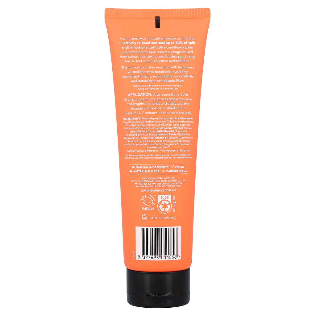 Sukin, Haircare, Bond Build, Intensive Repair Masque, 6.76 fl oz (200 ml)