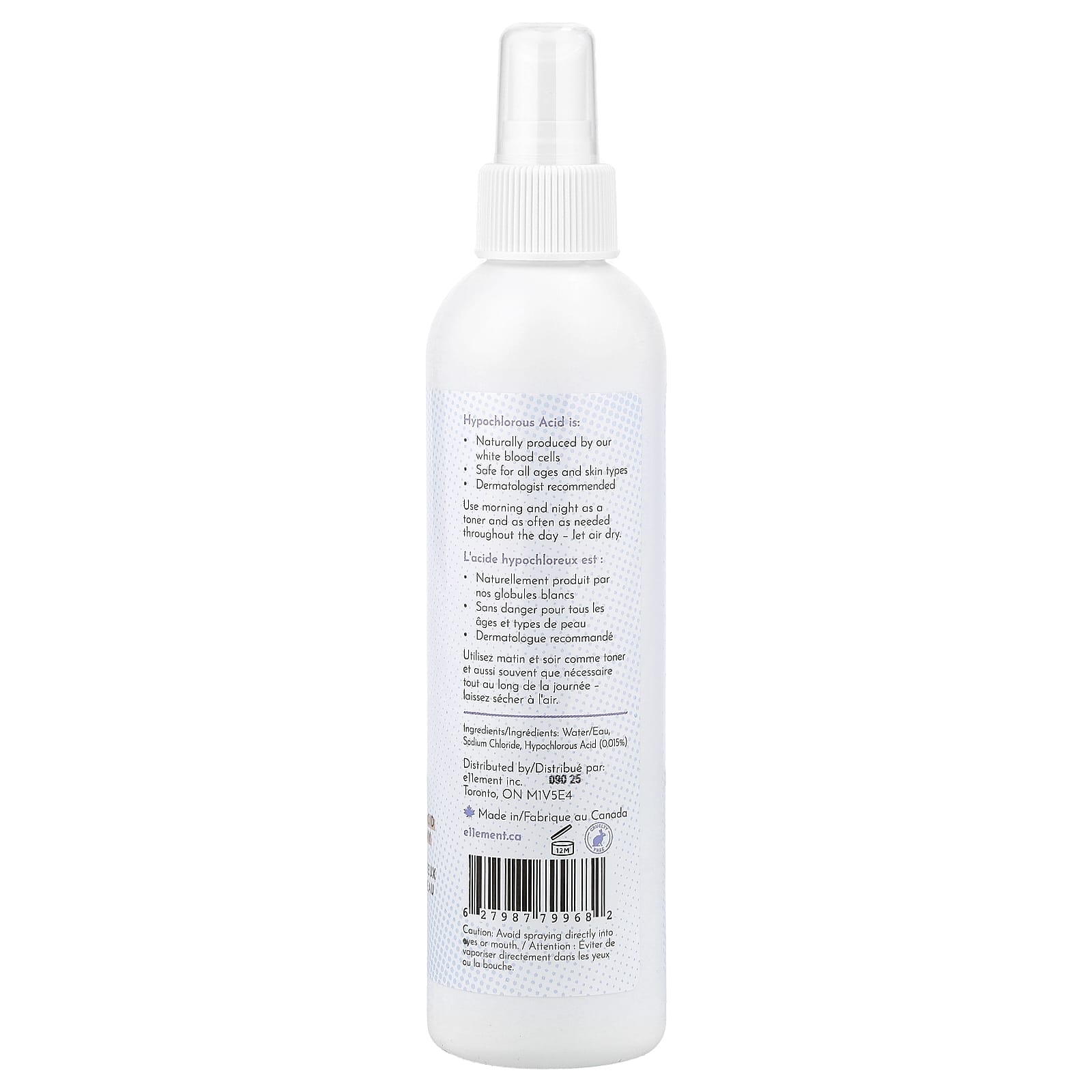 e11ement, Hypochlorous Acid Face & Skin Spray, 8 fl oz (240 ml)