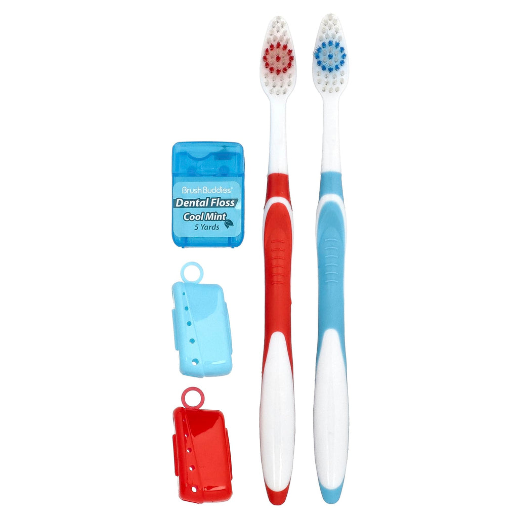 Brush Buddies, Brushing Kit, Adult, 5 Pack