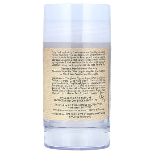 A La Maison de Provence, Deodorant, Fresh Sea Salt, 2.4 oz (70 g)