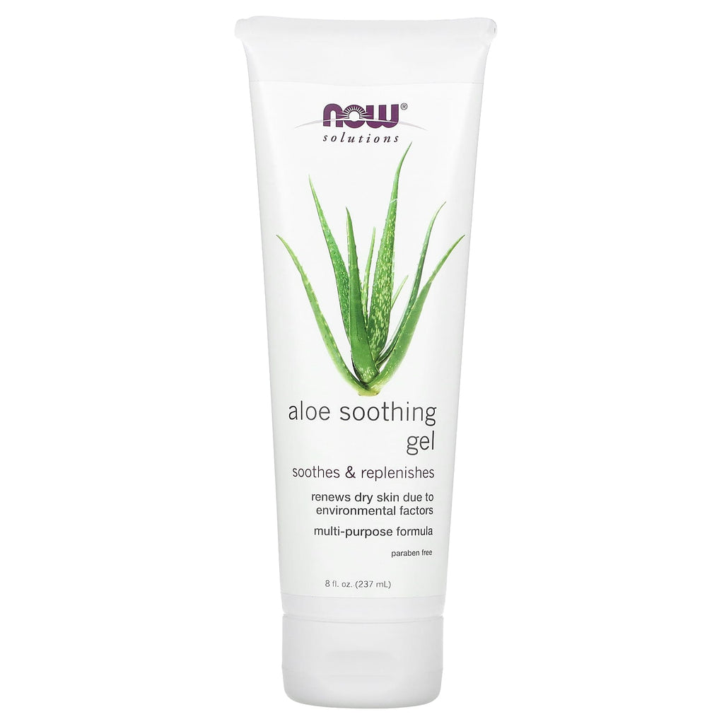 NOW Foods, Solutions, Aloe Soothing Gel, 8 fl oz (237 ml)