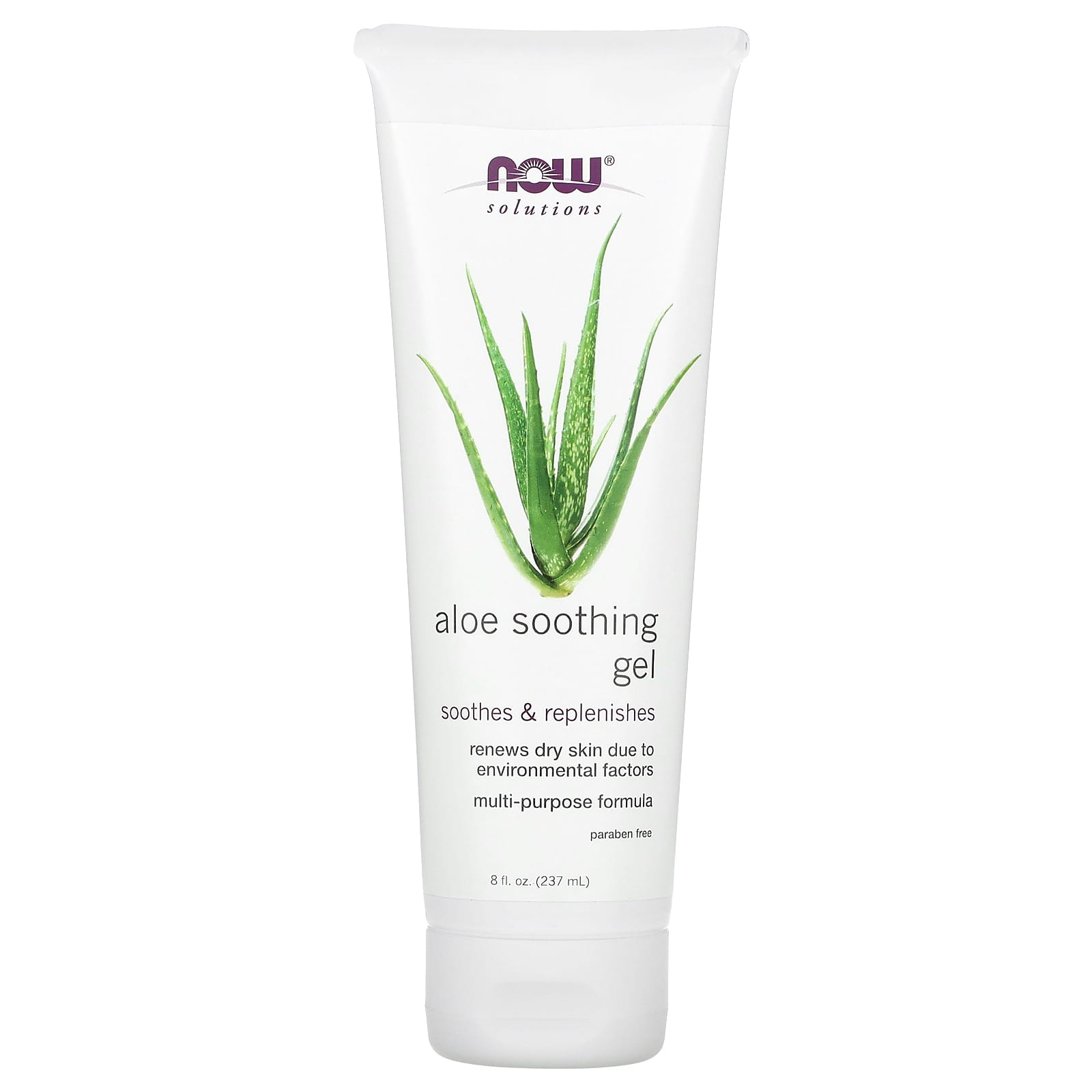 NOW Foods, Solutions, Aloe Soothing Gel, 8 fl oz (237 ml)