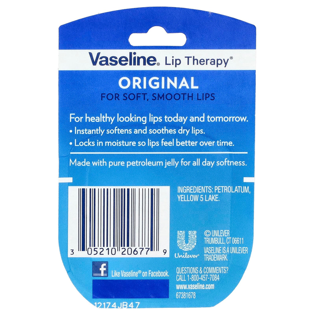 Vaseline, Lip Therapy®, Original, 0.25 oz (7 g)