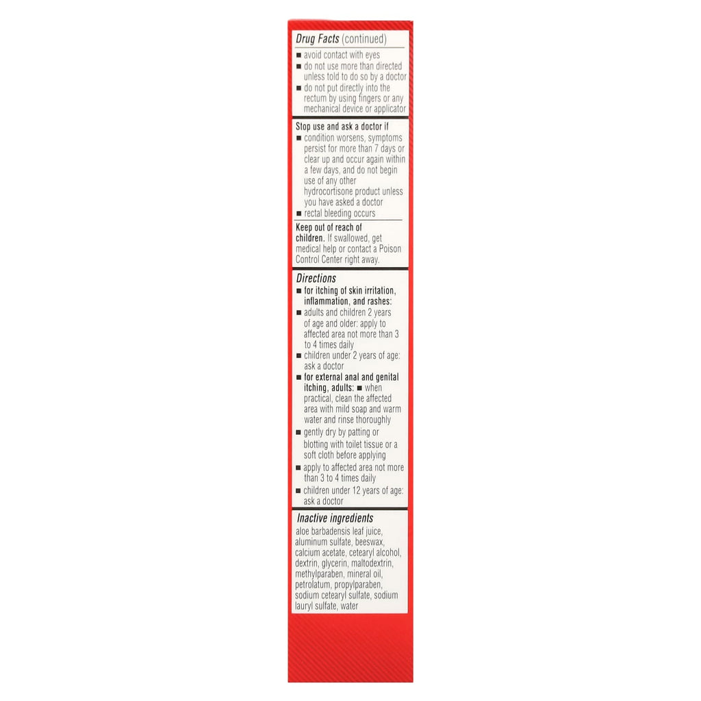 Cortizone 10, Maximum Strength, Soothing Aloe Creme, 1 oz (28 g)