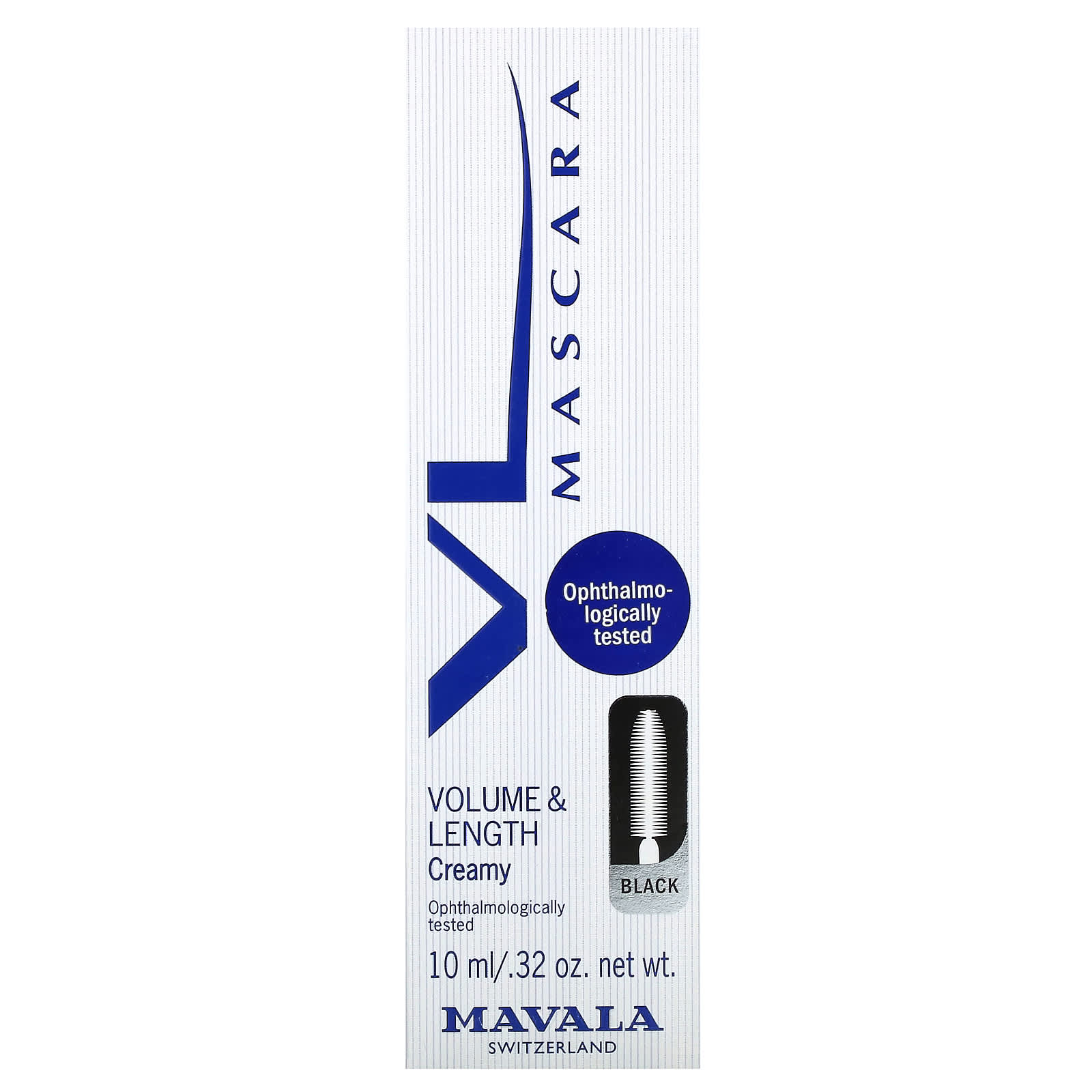 Mavala, Mascara, Volume & Length, Creamy, Black, 0.32 oz (10 ml)