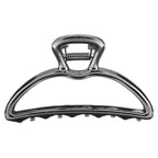 Kitsch, Open Shape Claw Clip, Hematite, 1 Clip