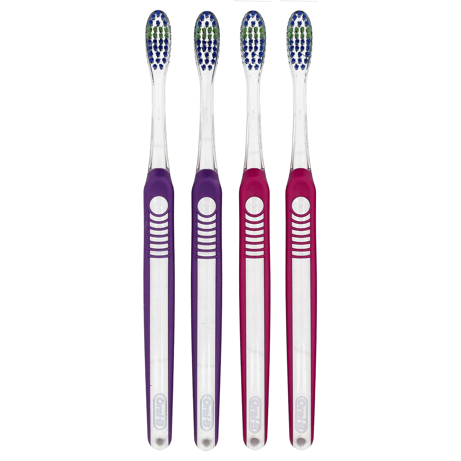 Oral-B, Advanced Clean Toothbrush, Medium, 4 Pack