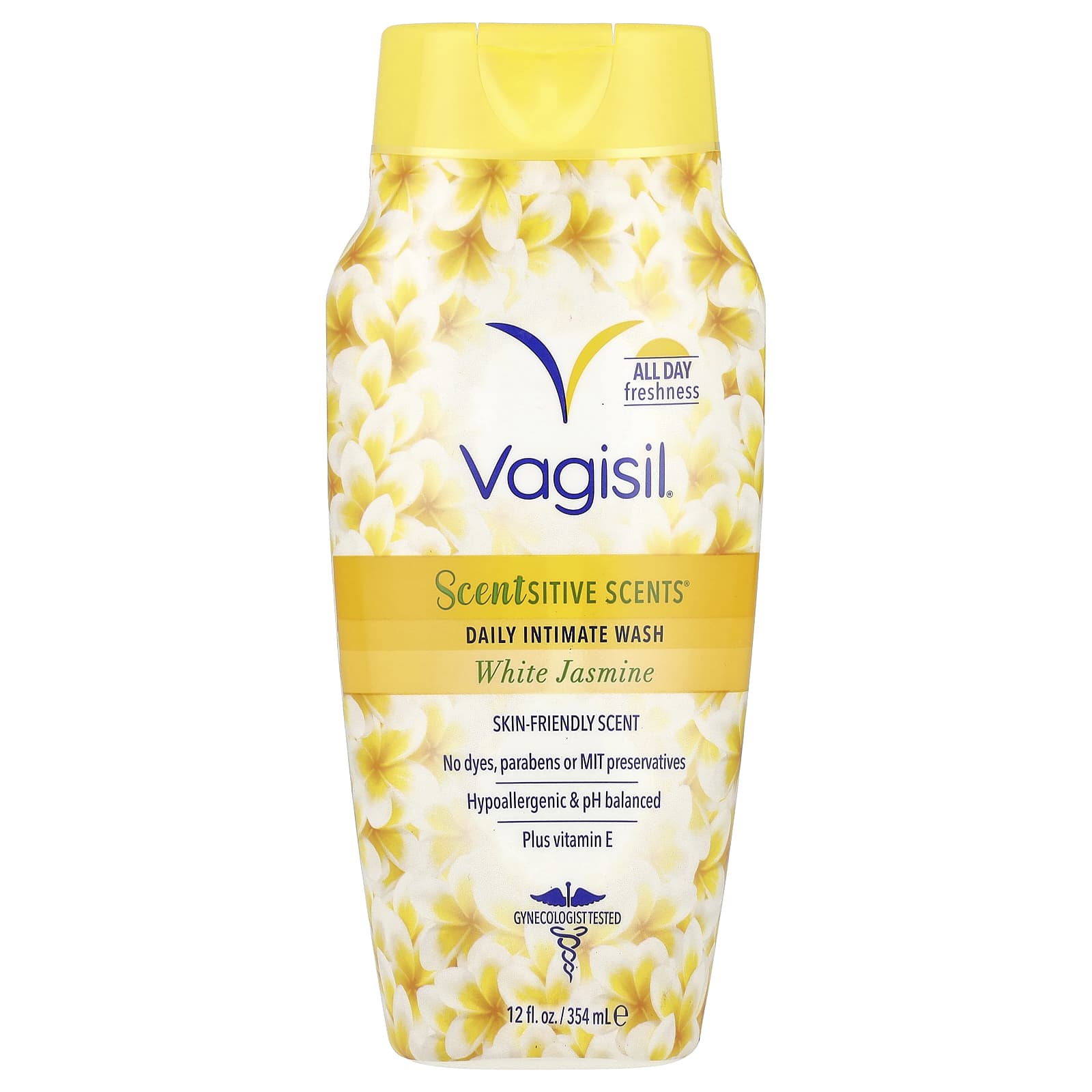Vagisil, Scentsitive Scents®, Daily Intimate Wash, White Jasmine, 12 fl oz (354 ml)