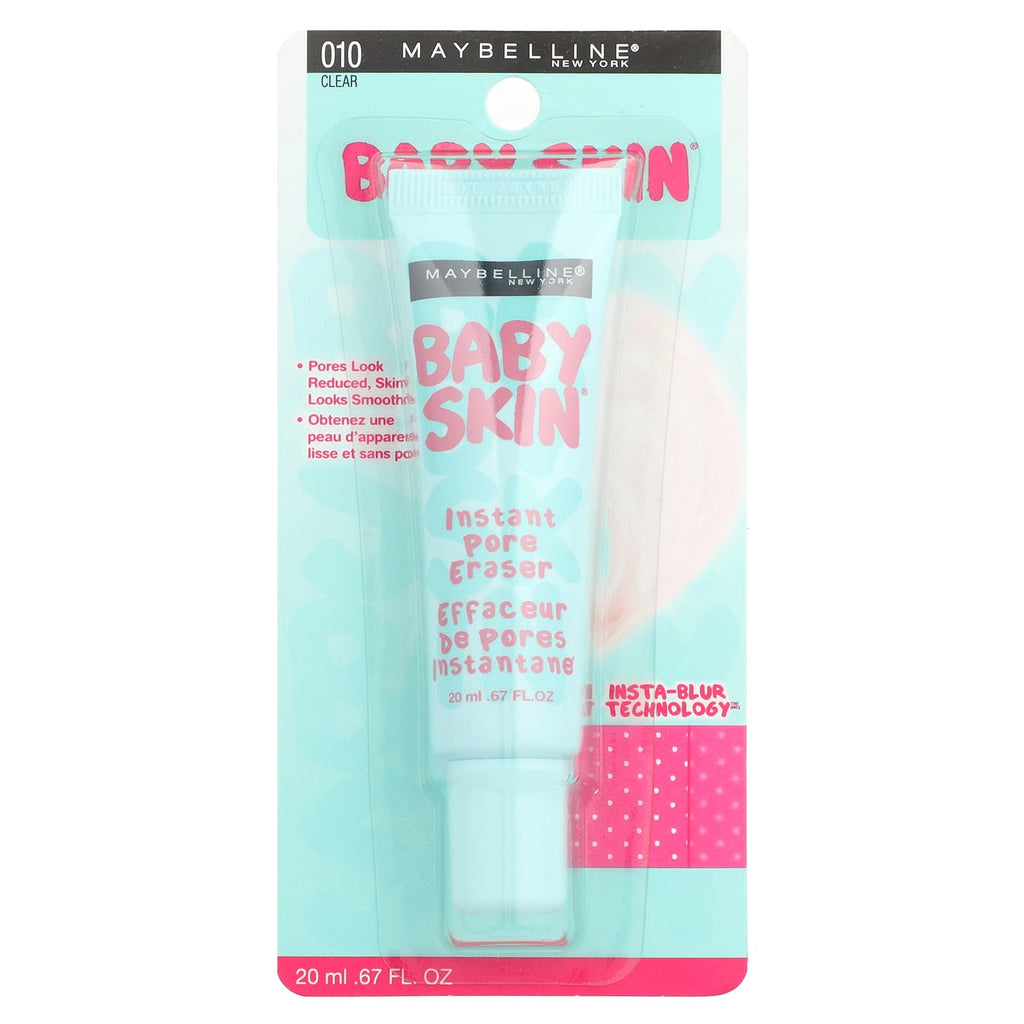 Maybelline, Baby Skin®, Instant Pore Eraser, 010 Clear, 0.67 fl oz (20 ml)