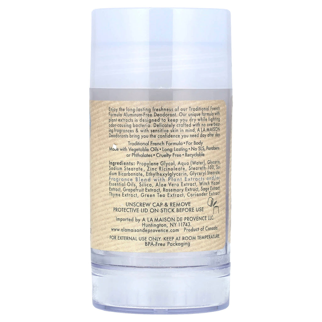 A La Maison de Provence, Deodorant, Fresh Sea Salt, 2.4 oz (70 g)