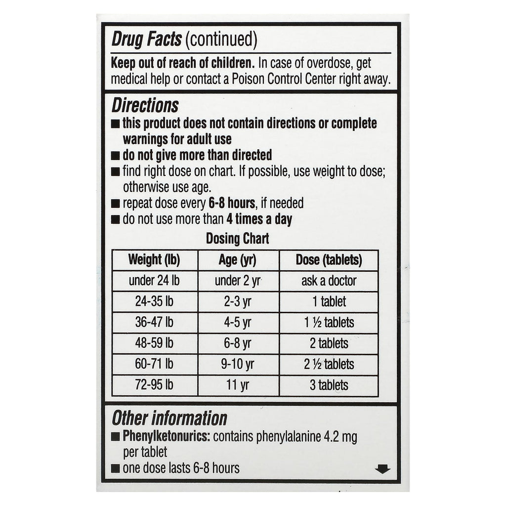 Advil, Junior Strength, Chewables, Ages 2-11, Grape, 100 mg , 24 Chewable Tablets