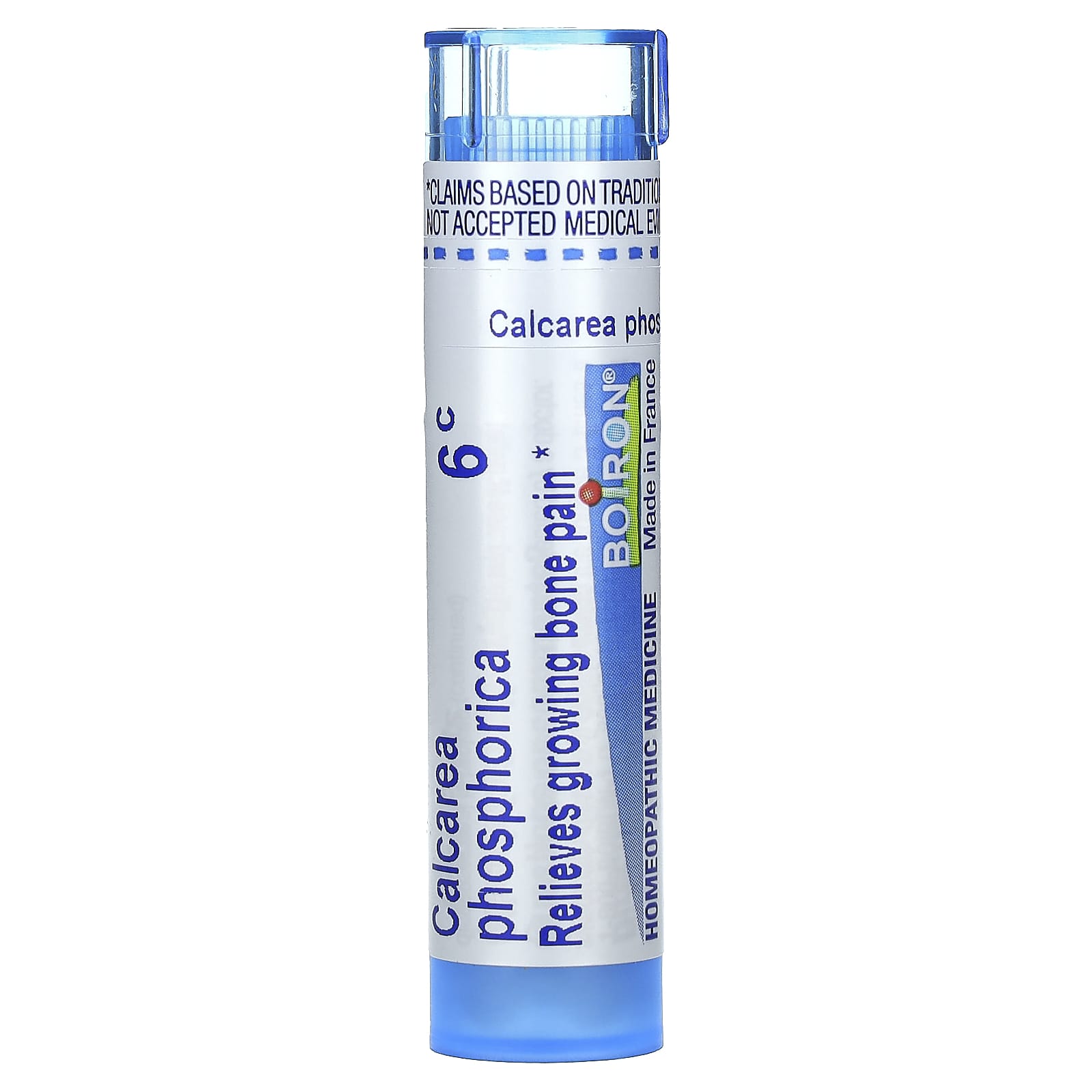 Boiron, Calcarea Phosphorica 6C, Growing Pain Relief, 80 Pellets