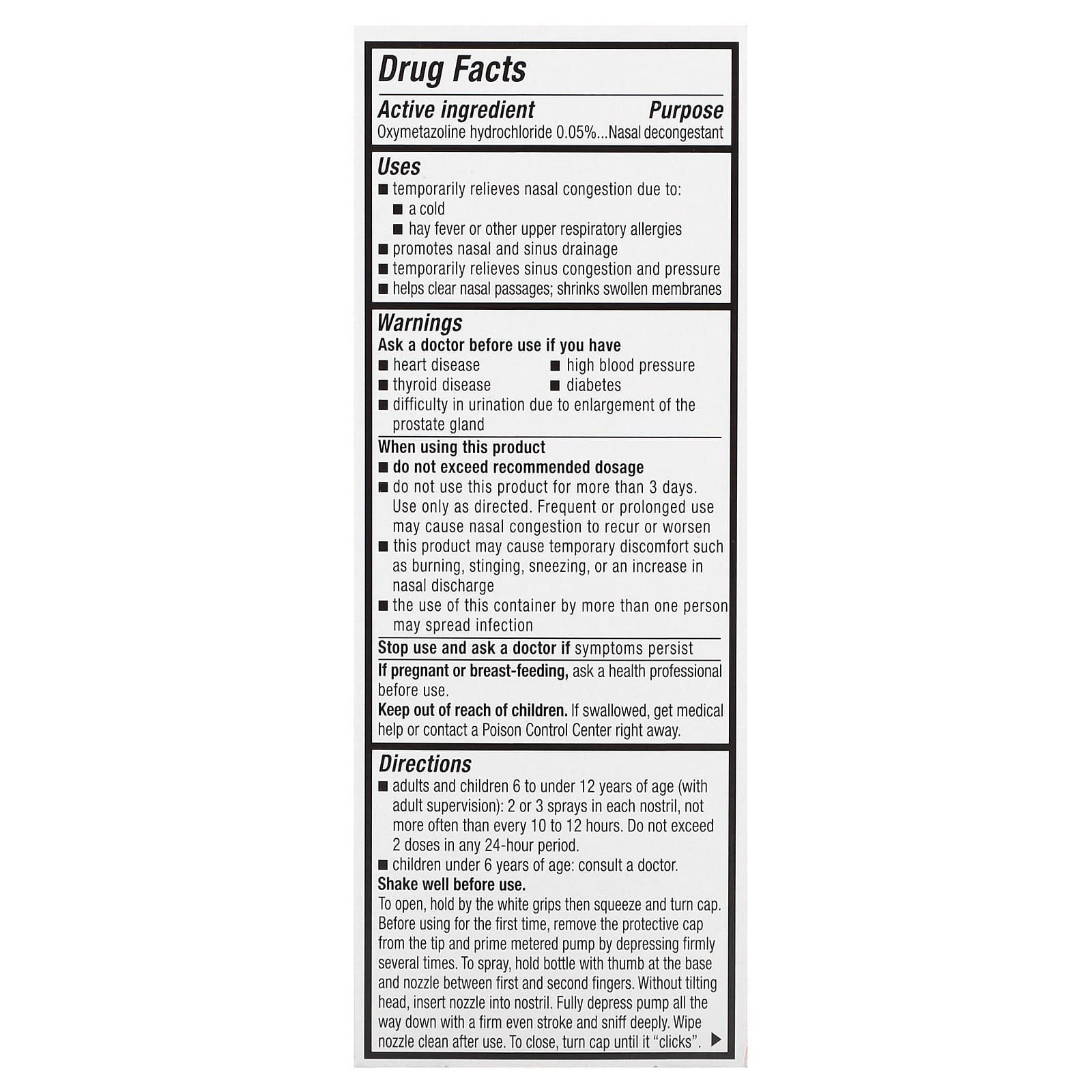 Mucinex, Sinus-Max, Severe Nasal Congestion Relief, Clear & Cool, 0.75 fl oz (22 ml)