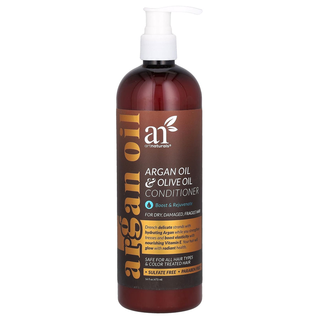 artnaturals, Argan Oil & Olive Oil Conditioner, Boost & Rejuvenate, 16 fl oz (473 ml)
