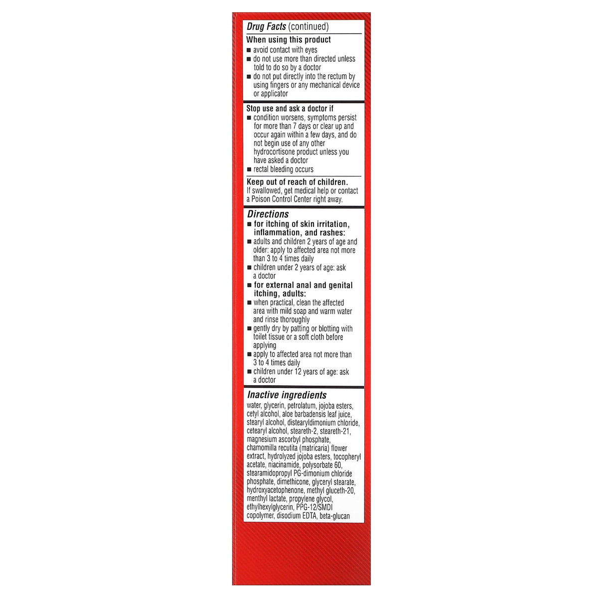 Cortizone 10, Maximum Strength, Intensive Moisture Creme, 2 oz (56 g)