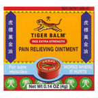 Tiger Balm, Pain Relieving Ointment, 0.14 oz (4 g)