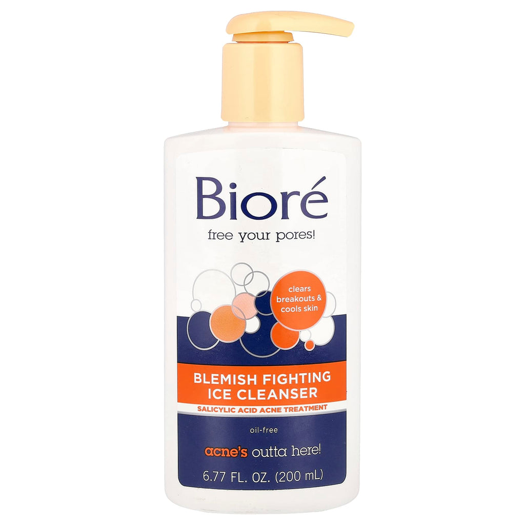 Biore, Blemish Fighting Ice Cleanser, 6.77 fl oz (200 ml)