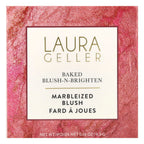 Laura Geller, Baked Blush-N-Brighten, Marbleized Blush, 0018032B Pink Buttercream, 0.16 oz (4.5 g)