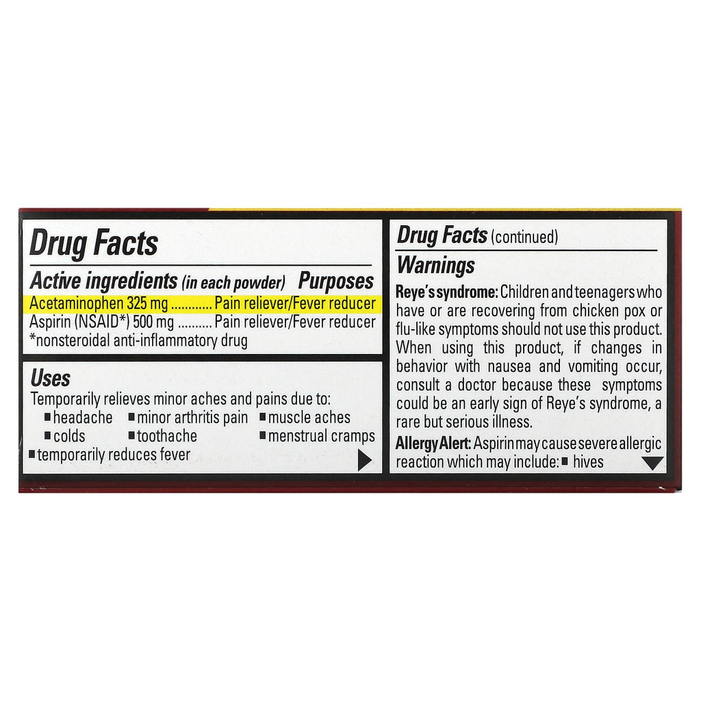 Goody's, Back & Body Pain Powder, Caffeine Free, 24 Packs
