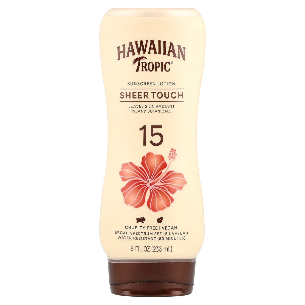 Hawaiian Tropic, Sheer Touch, Sunscreen Lotion, SPF 15, 8 fl oz (236 ml)