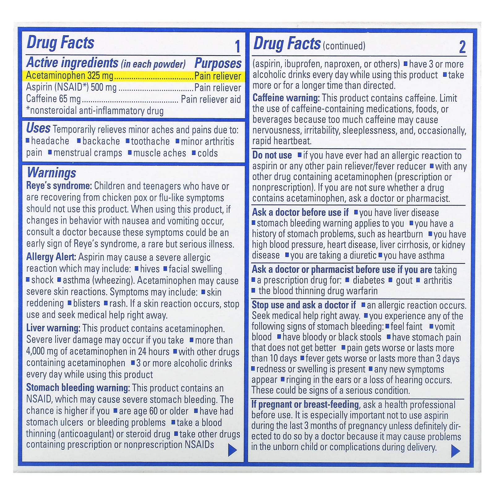 Goody's, Headache Powder, Cool Orange, 24 Packs