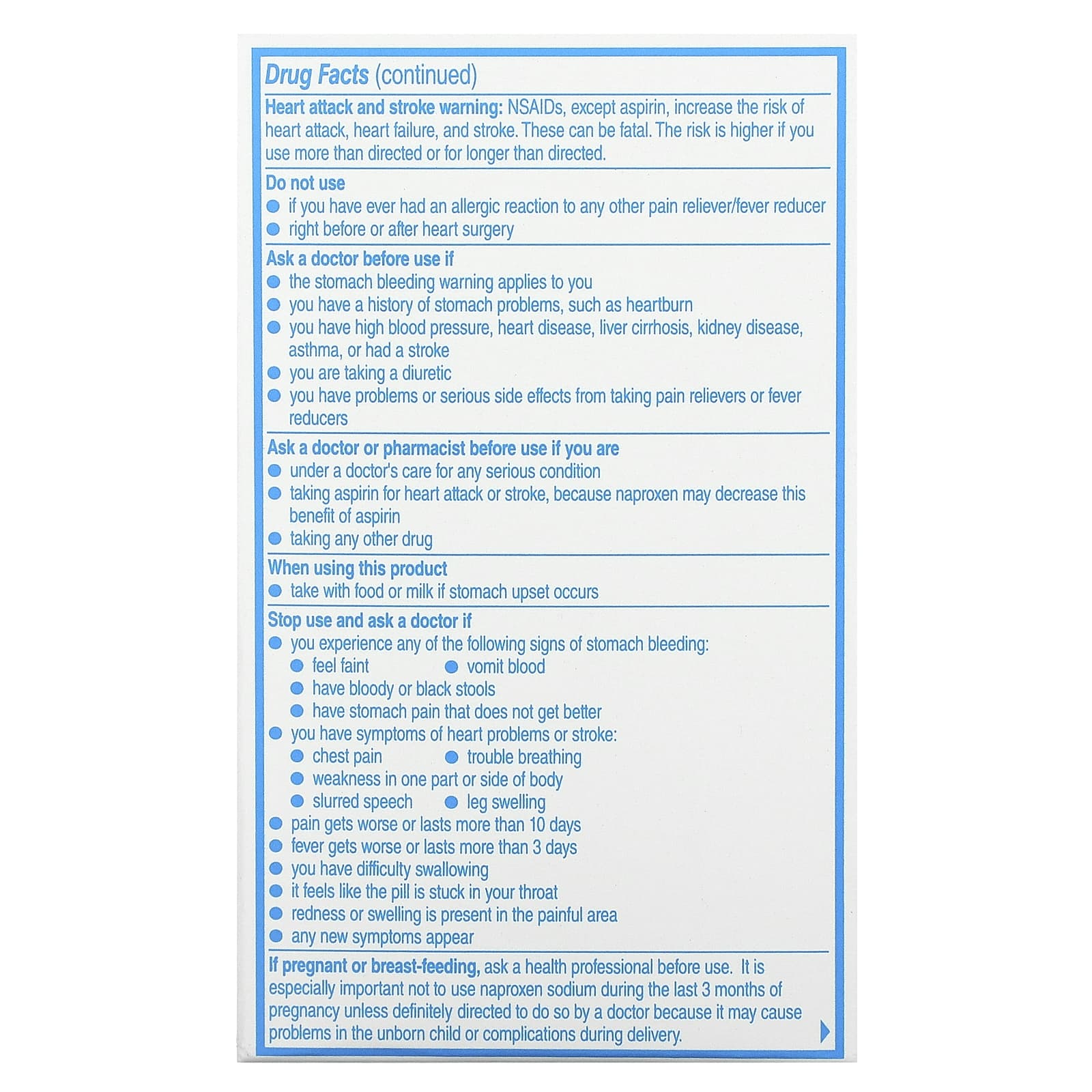 Aleve, Naproxen Sodium Tablets, Headache Pain, 220 mg, 90 Tablets