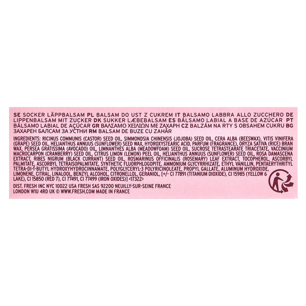 Fresh, Sugar Lip Treatment, Rose, 0.15 oz (4.3 g)