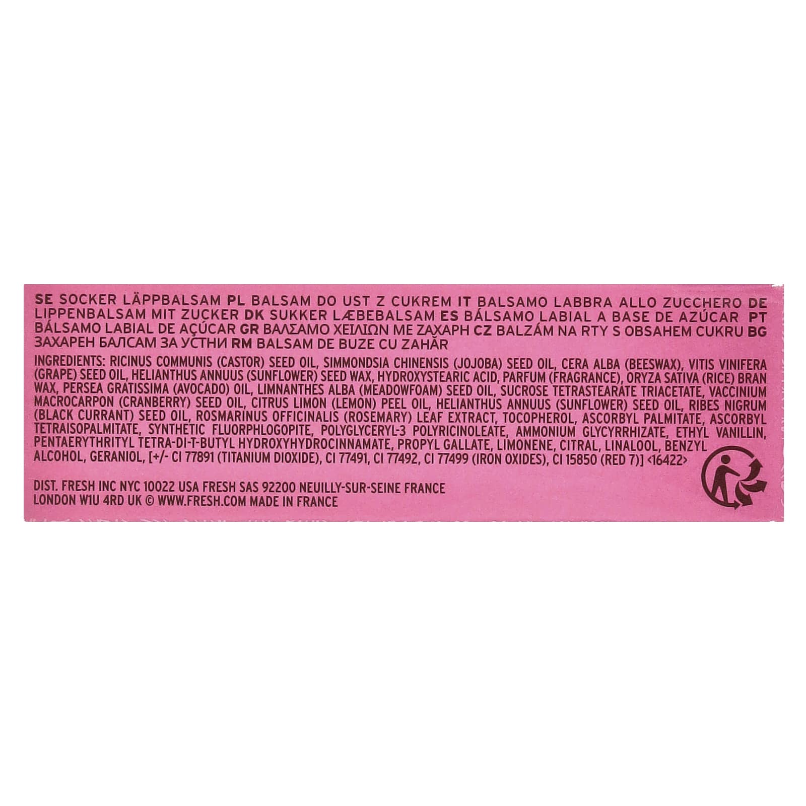 Fresh, Sugar Lip Treatment, Bloom, 0.15 oz (4.3 g)