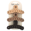 Kitsch, Chain Claw Clips, Neutral, 3pc Set