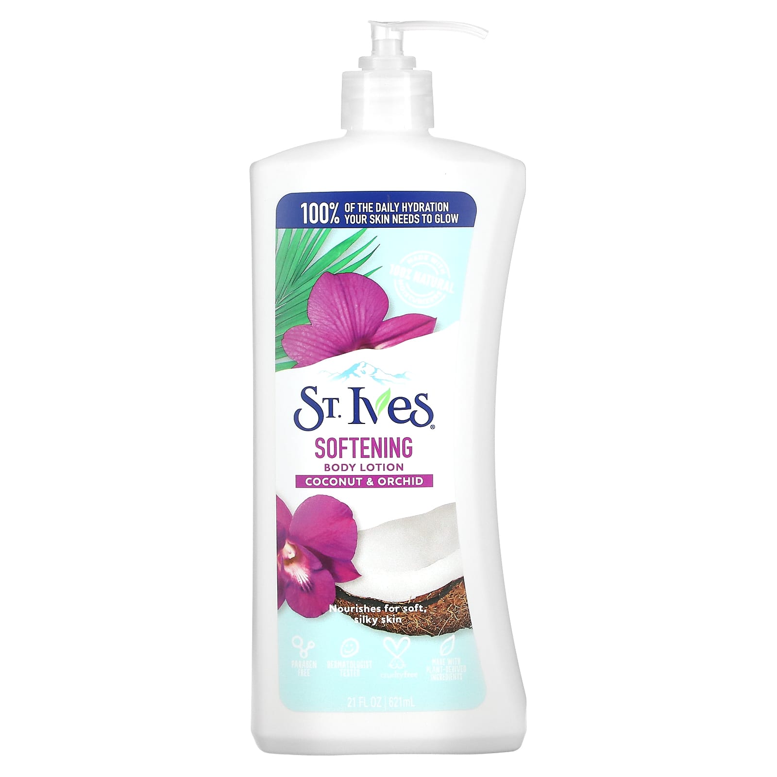 St. Ives, Softening Body Lotion, Coconut & Orchid, 21 fl oz (621 ml)