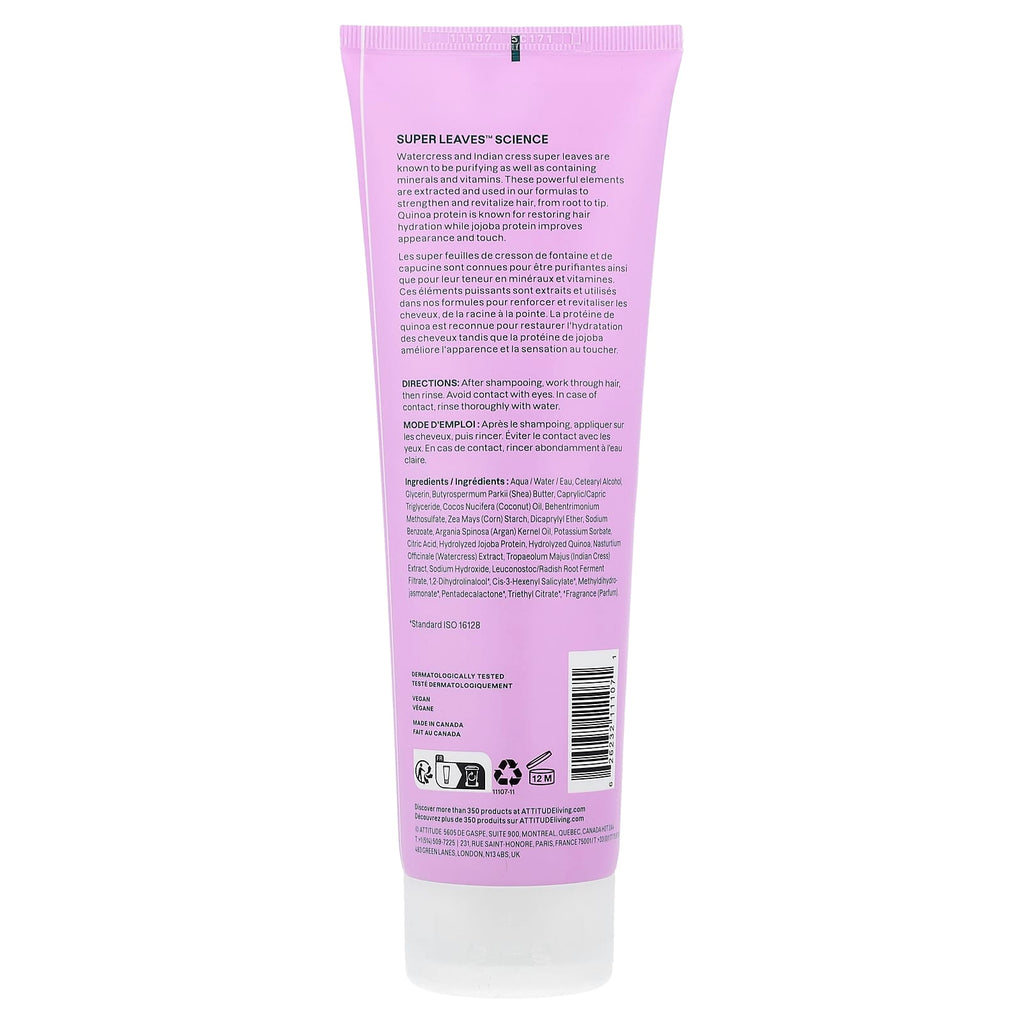 ATTITUDE, Super Leaves™, Moisture Rich Conditioner, Quinoa & Jojoba, 8 fl oz (240 ml)