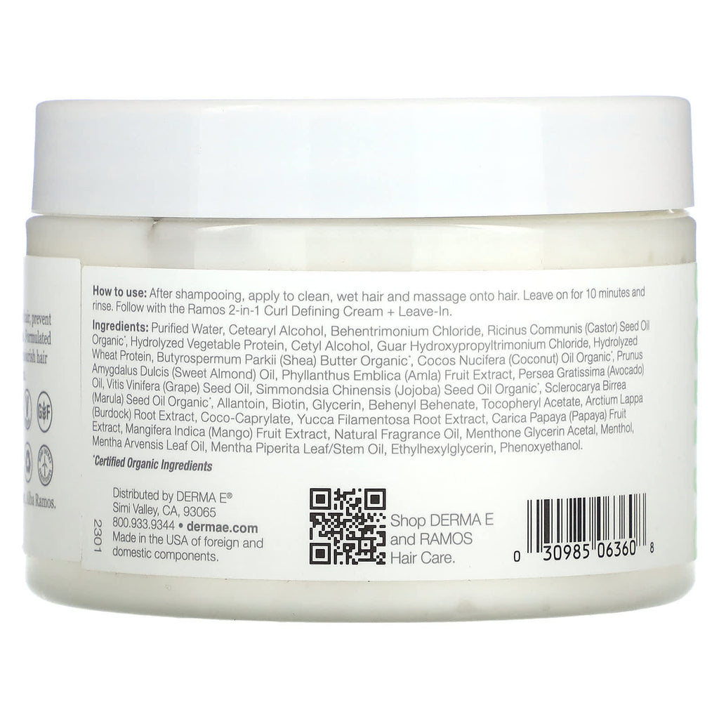 DERMA E, Ramos Clean Curls, Curl Repair Deep Treatment, 10 oz (284 g)