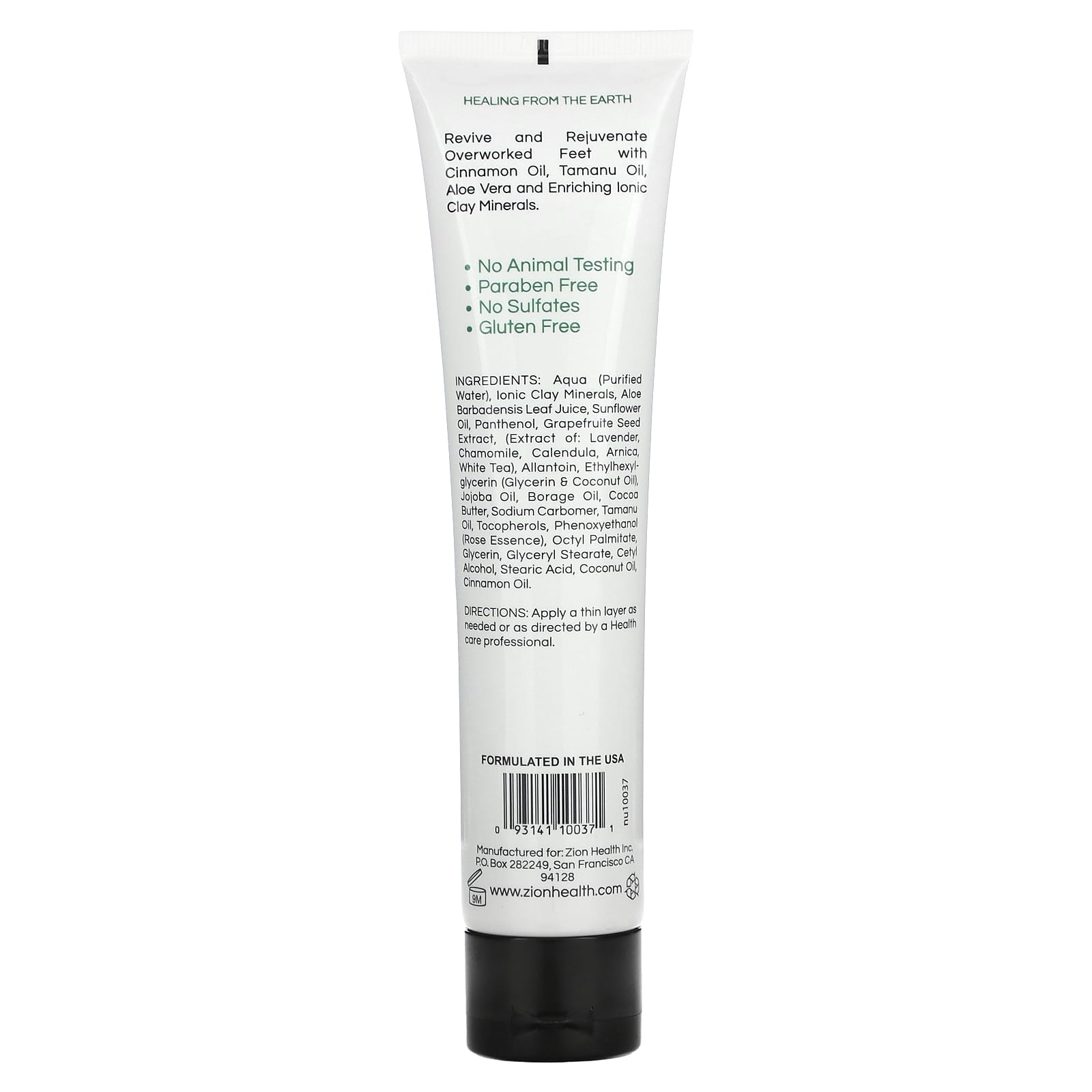 Zion Health, Ancient Clay, FeetTreat Xtreme, Cinnamon Oil, 4 fl oz (120 ml)