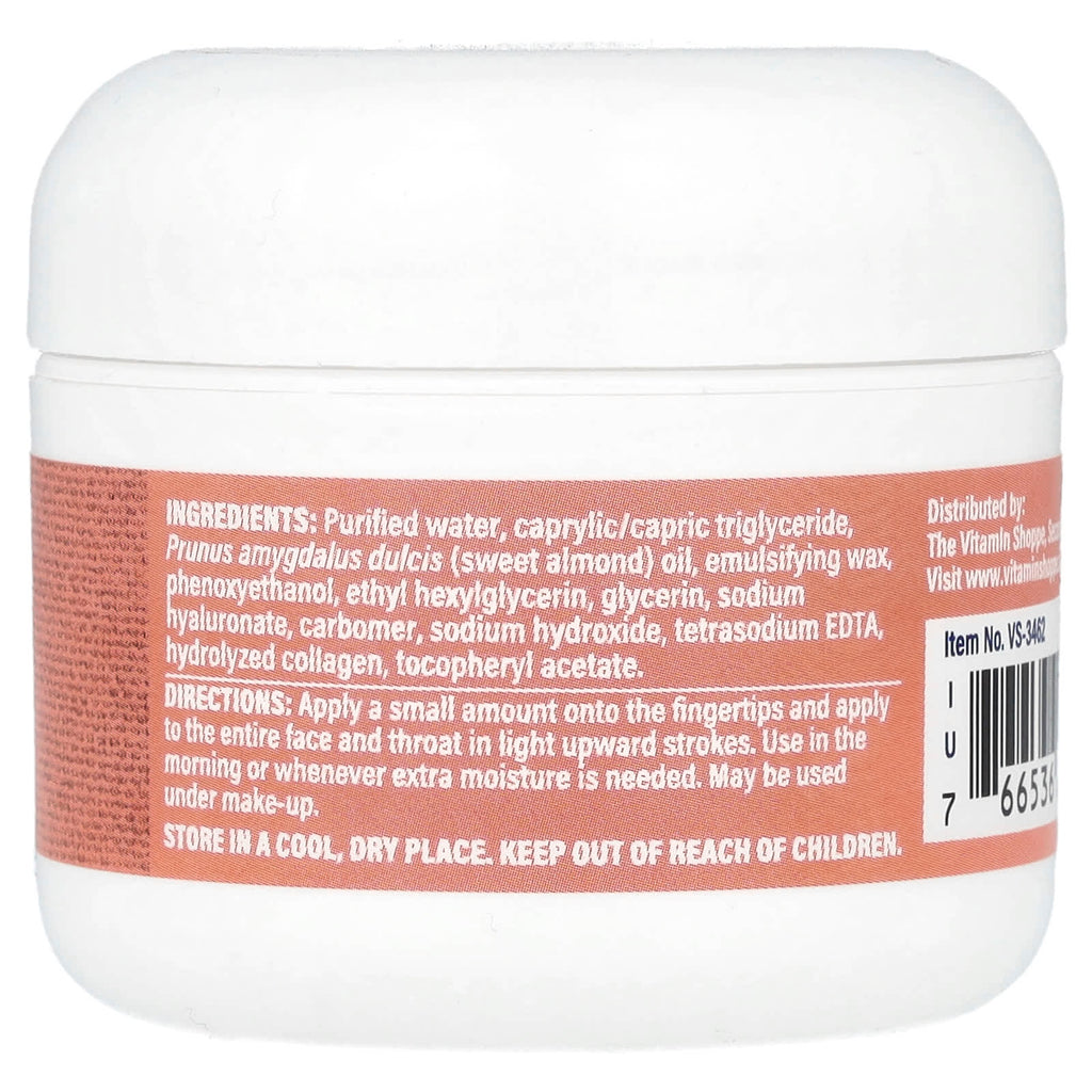 The Vitamin Shoppe, Hyaluronic Moisturizing Creme, 2 oz