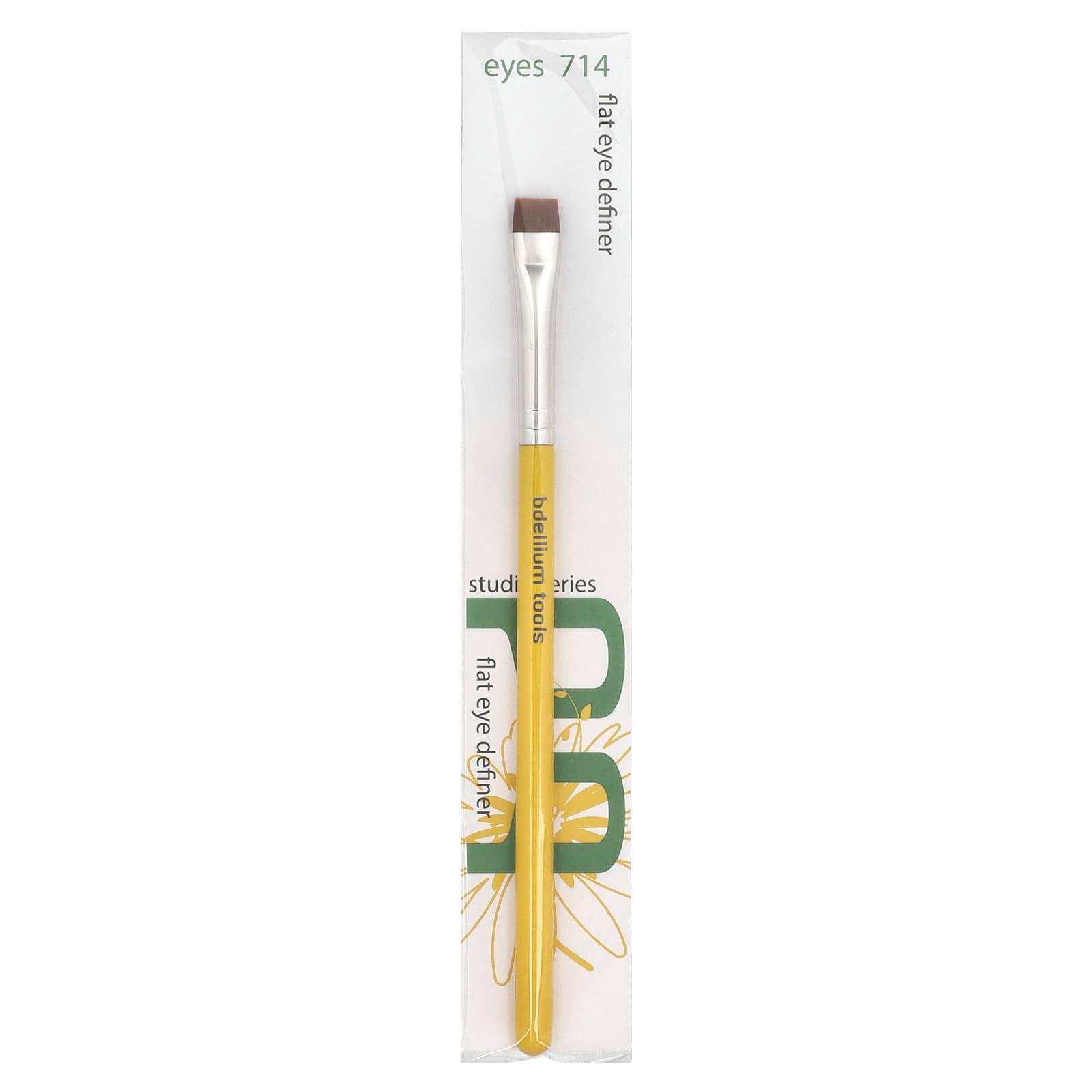 Bdellium Tools, Studio Series, Flat Eye Definer, Eyes 714, 1 Brush