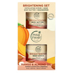 Petal Fresh, Brightening Set, Mango & Almond Oil, 2 Piece Set