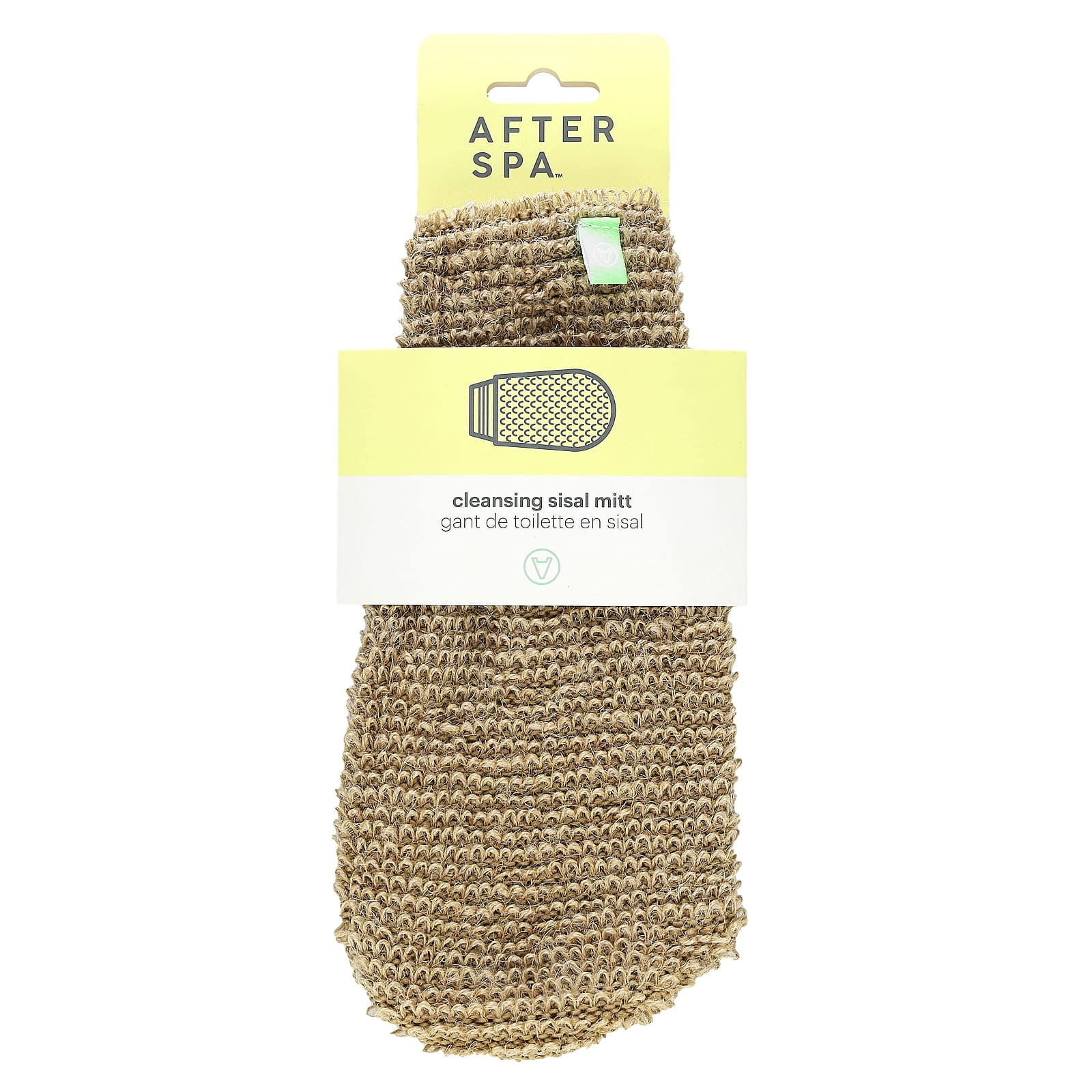 AfterSpa, Cleansing Sisal Mitt, 1 Mitt