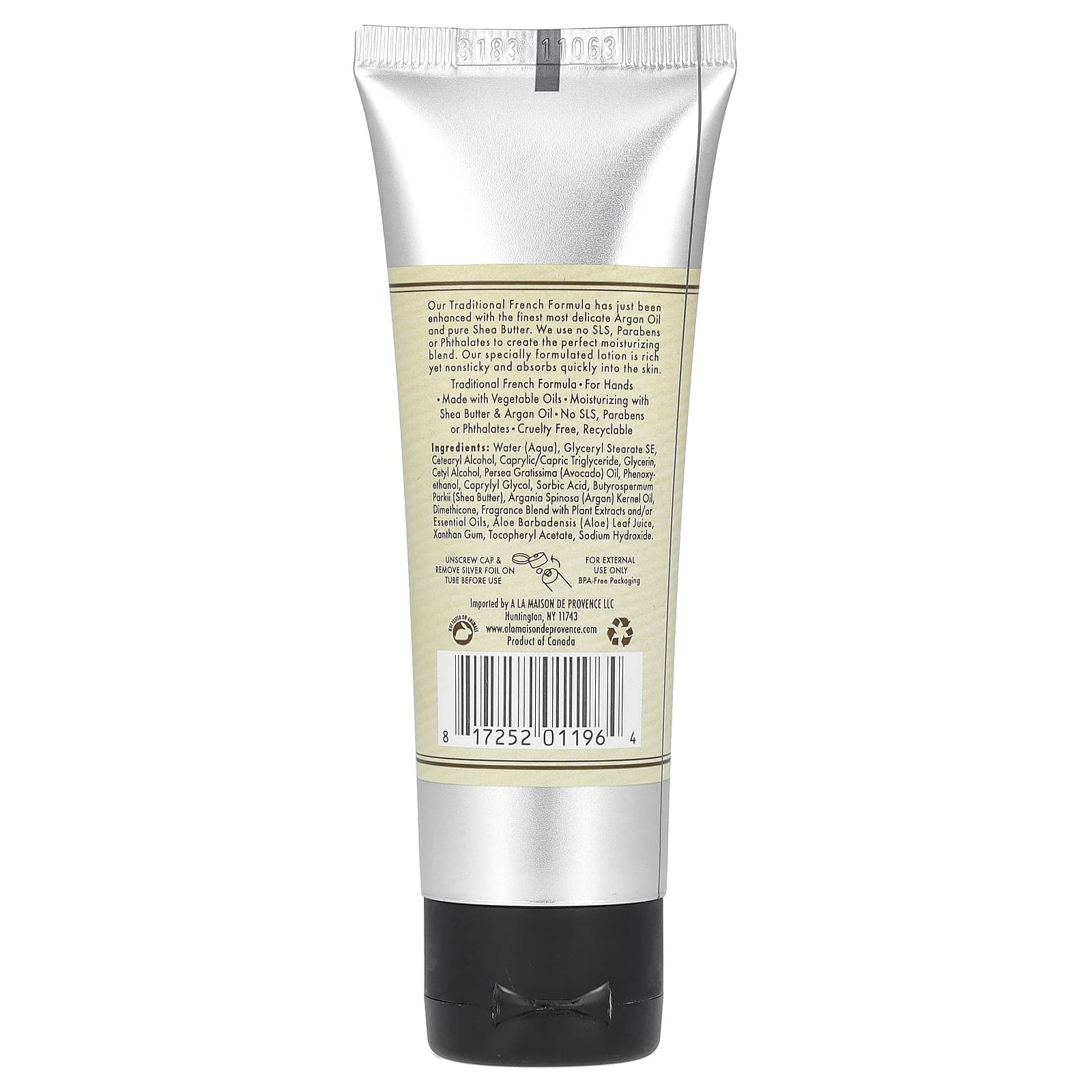 A La Maison de Provence, Hand Cream, Honeysuckle, 1.7 oz (50 ml)