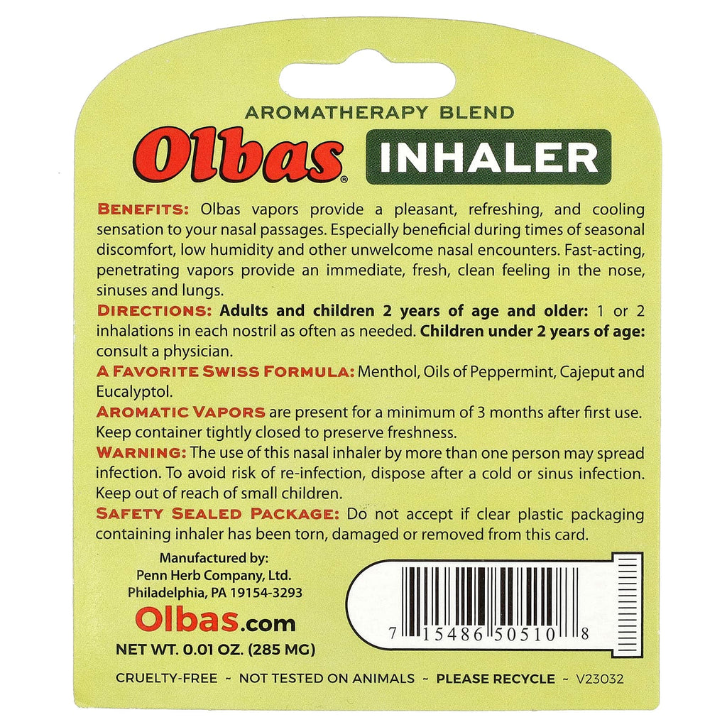 Olbas, Inhaler, 0.01 oz (285 mg)
