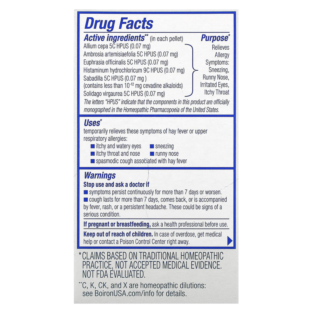 Boiron, AllergyCalm On The Go, 2 Portables Tubes, 80 Pellets Each