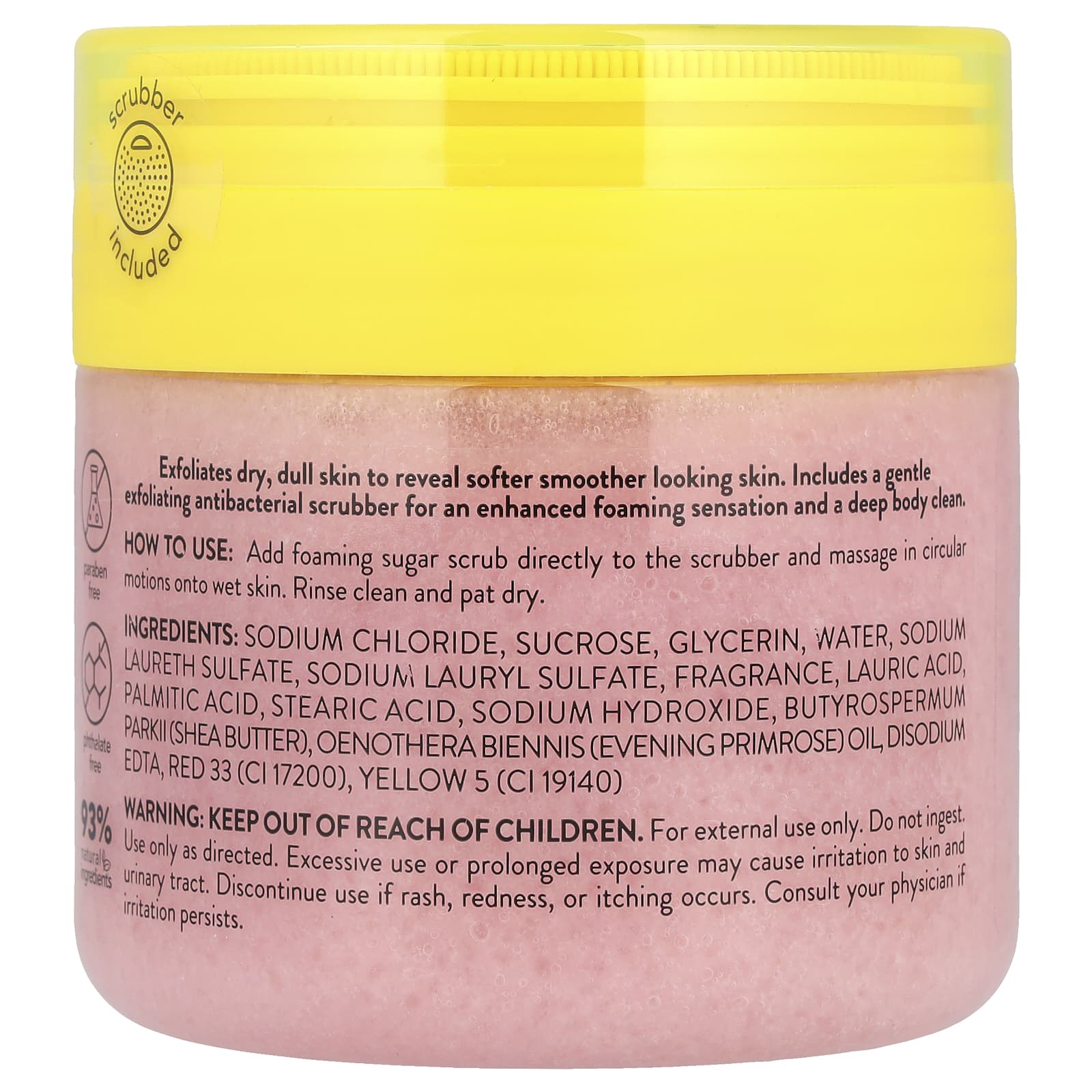 Onyx Professional, Rose Petals, Foaming Sugar Scrub, Rose & Amber, 16 oz (453 g)