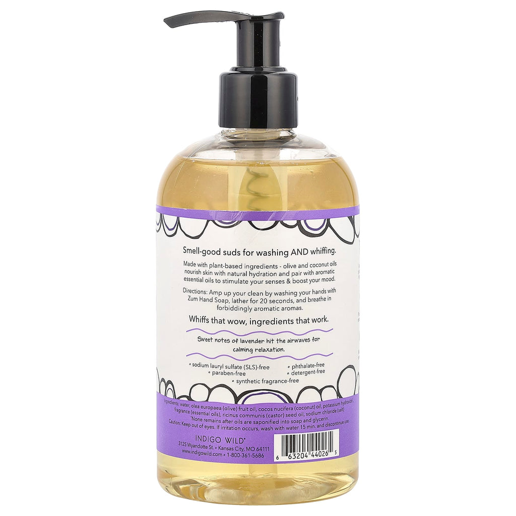 ZUM, Hand Soap, Lavender, 12 fl oz (354 ml)