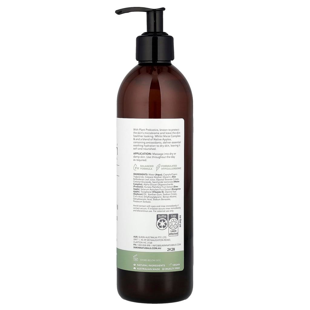 Sukin, Skin Relief, Body Lotion, Sensitive, Distressed Skin, Fragrance Free, 16.91 fl oz (500 ml)