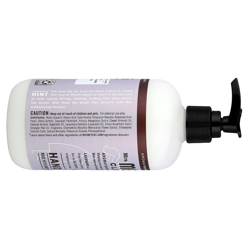 Mrs. Meyers Clean Day, Hand Lotion, Lavender, 12 fl oz (354 ml)