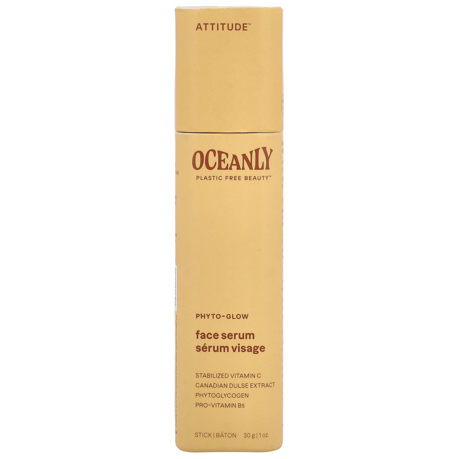 ATTITUDE, Oceanly™, Phyto-Glow Face Serum, 1 oz (30 g)