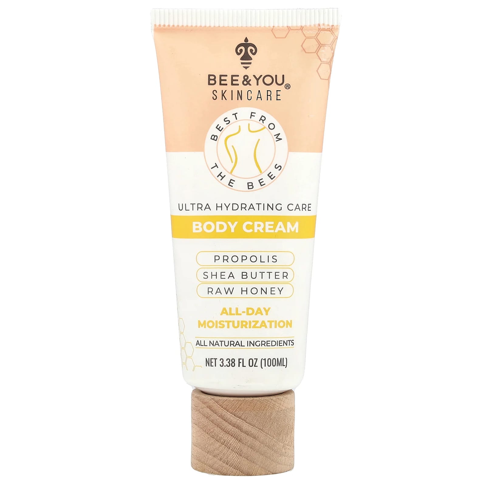 Bee & You, Body Cream, 3.38 fl oz (100 ml)