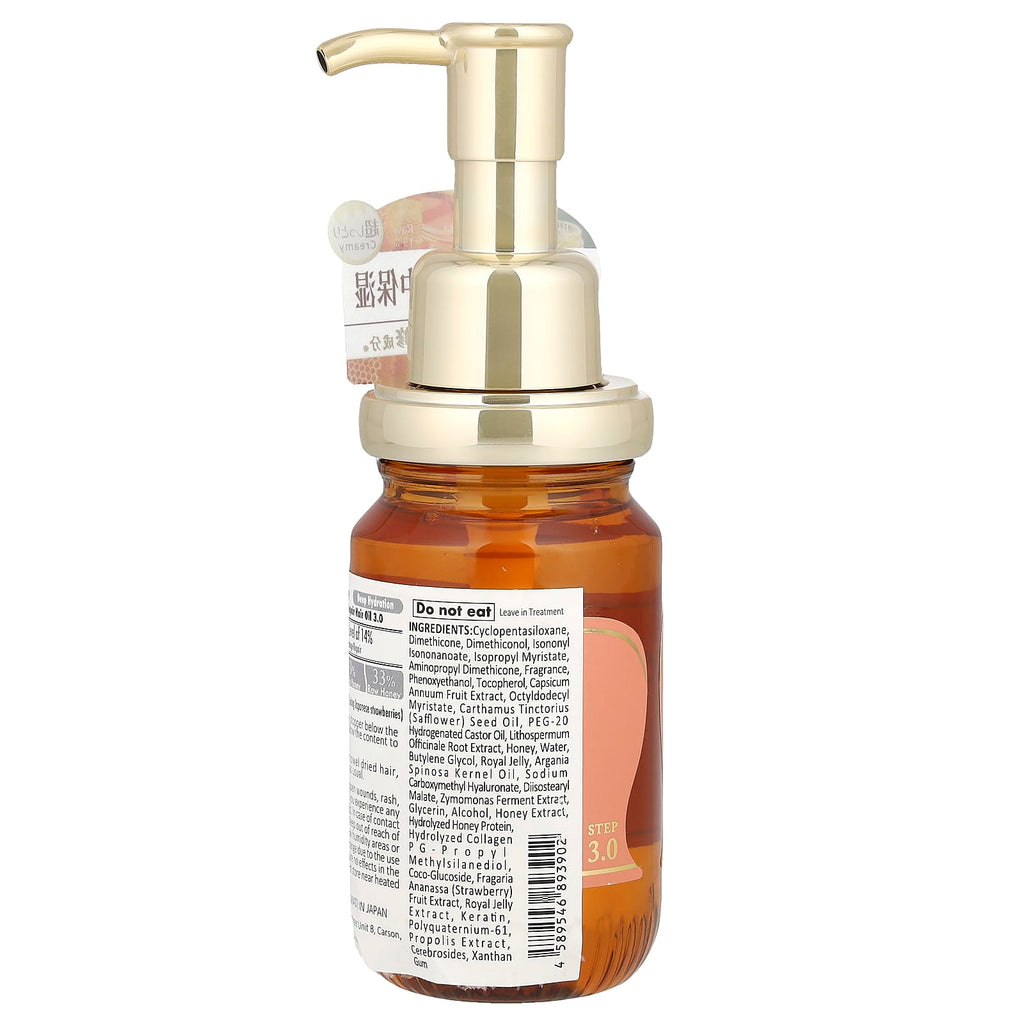 &honey, Creamy EX Damage Repair Hair Oil, Merry Berry Honey, 3.4 fl oz (100 ml)