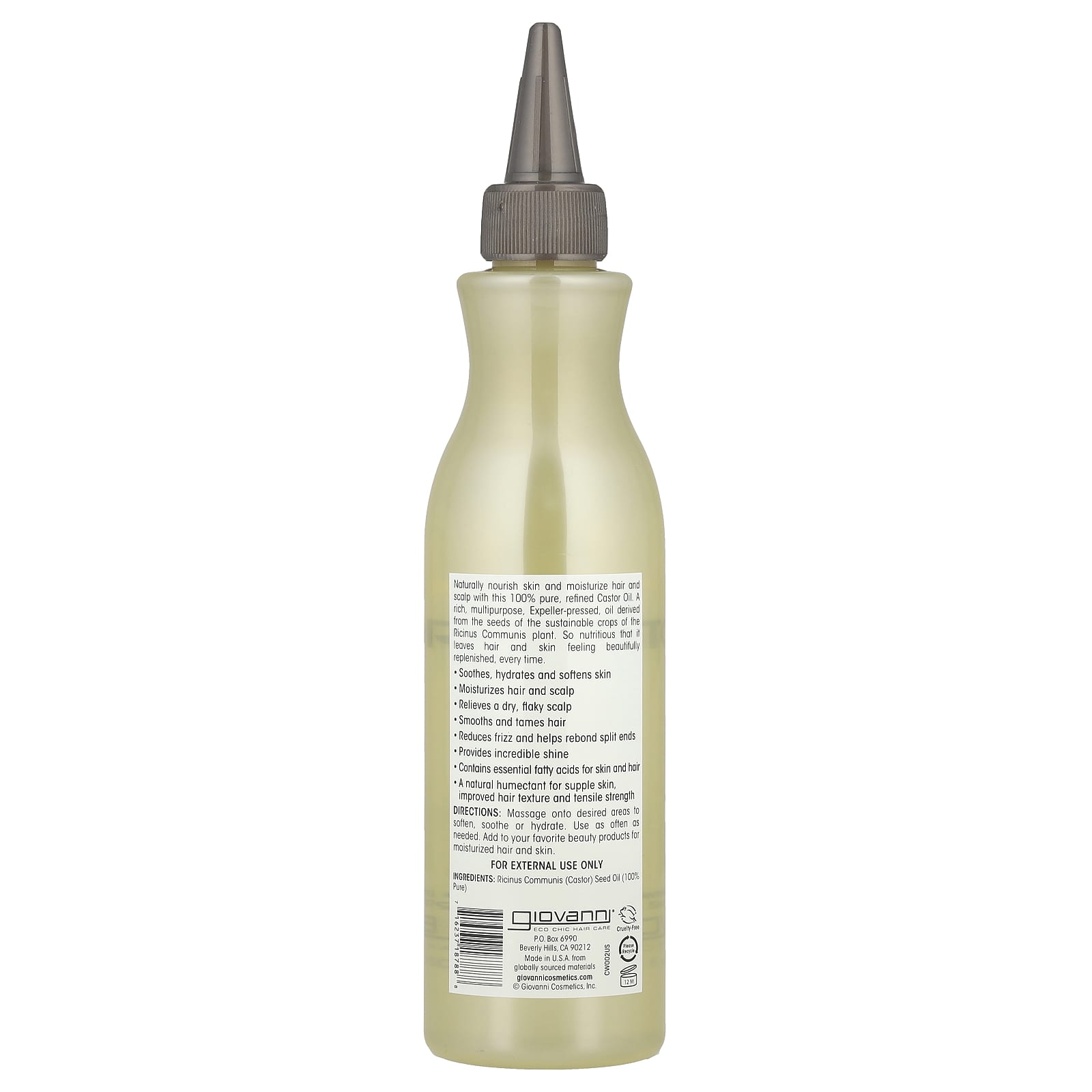 Giovanni, 100% Pure Castor Oil, 8.5 fl oz (250 ml)
